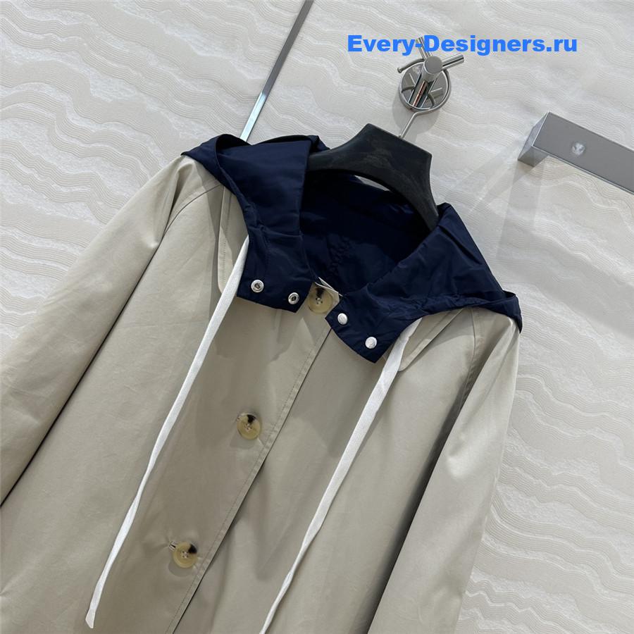 M1um1u jacket short trench coat