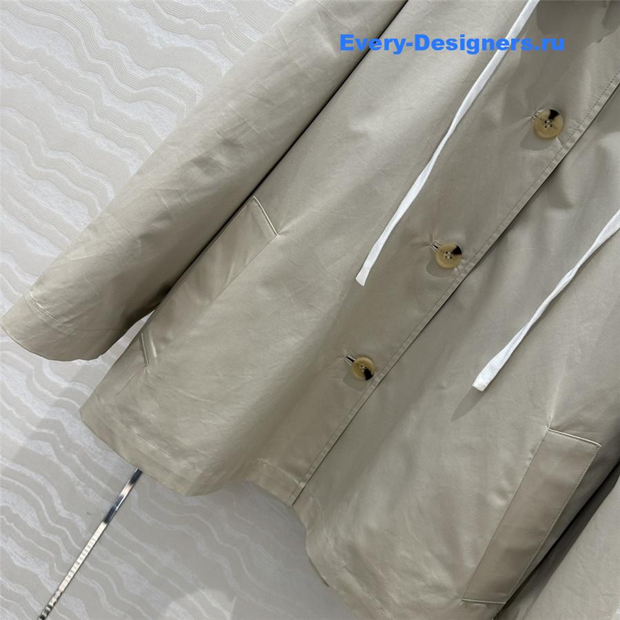 M1um1u jacket short trench coat