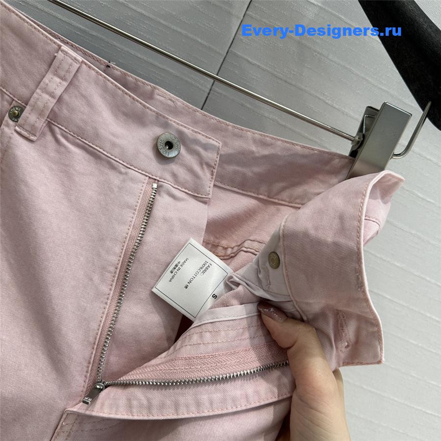 L0ew* denim sickle jeans