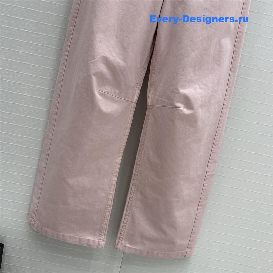 L0ew* denim sickle jeans
