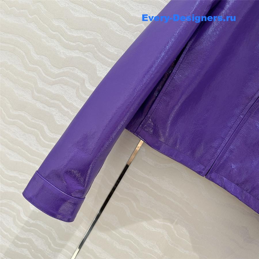 M1um1u leather jacket