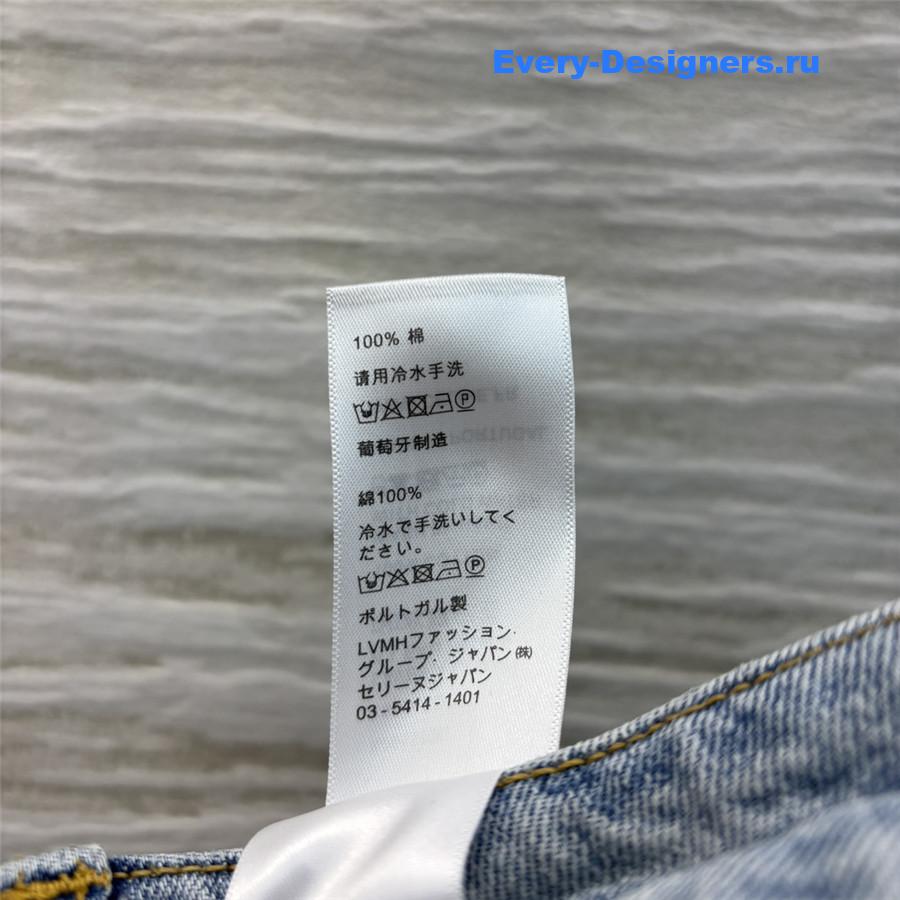 Ce1i*e washed blue jeans