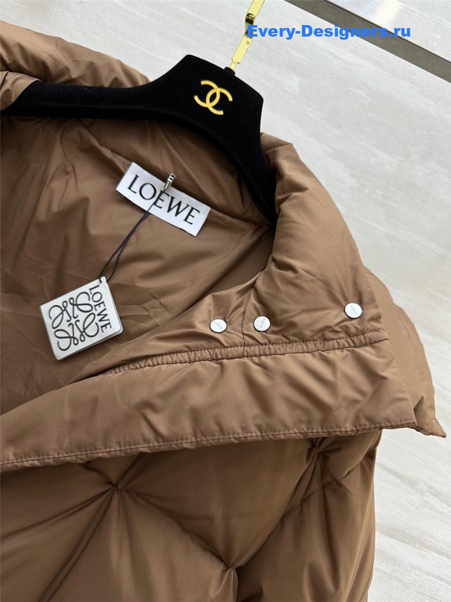 L0ew* hooded down jacket