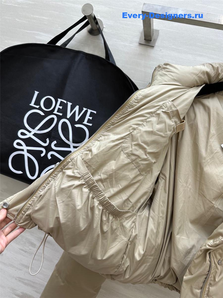 L0ew* hooded down jacket
