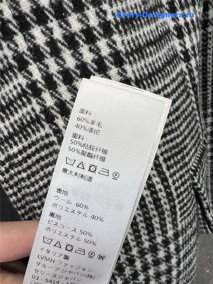 Ce1i*e houndstooth wool blazer