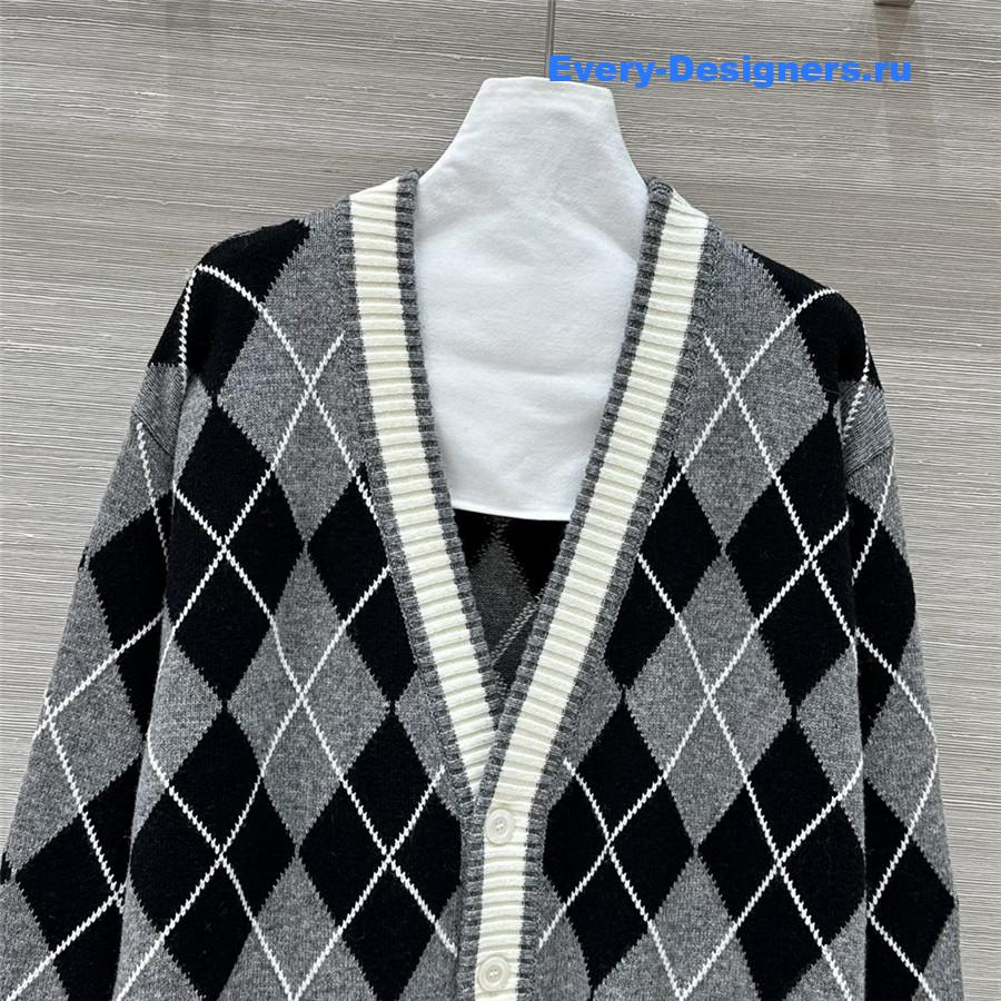 gvc*1 D1am0nd intarsia knit cardigan