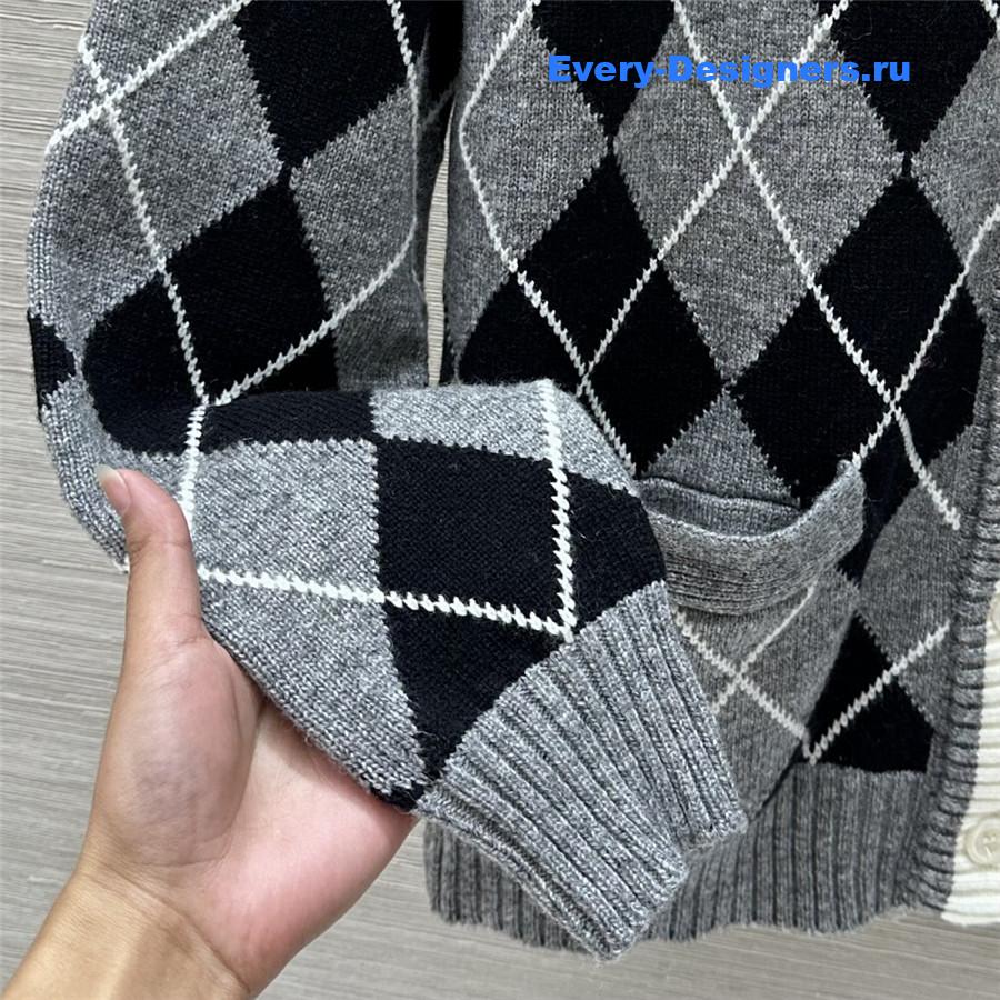 gvc*1 D1am0nd intarsia knit cardigan