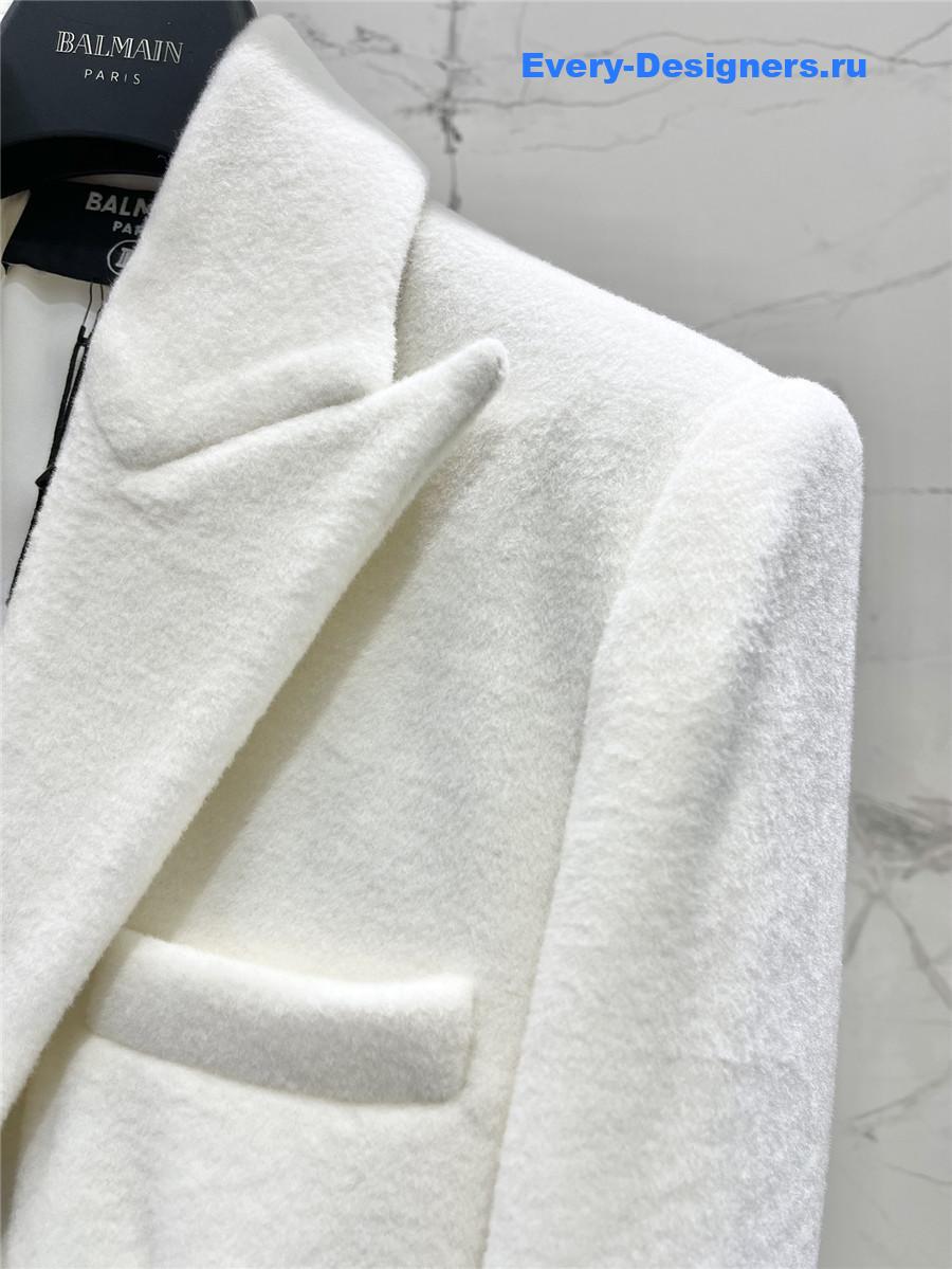 Balmain cashmere long coat