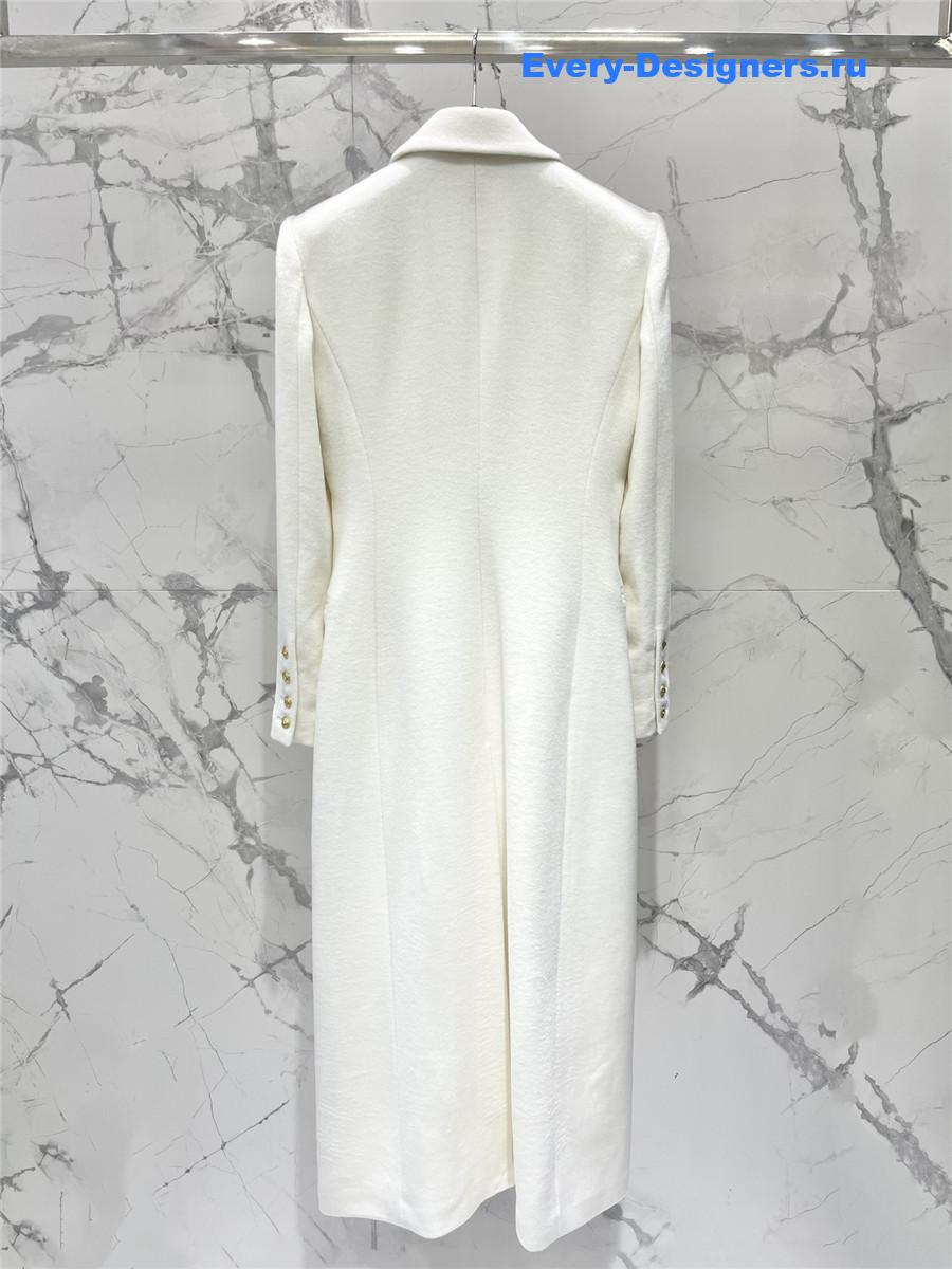 Balmain cashmere long coat