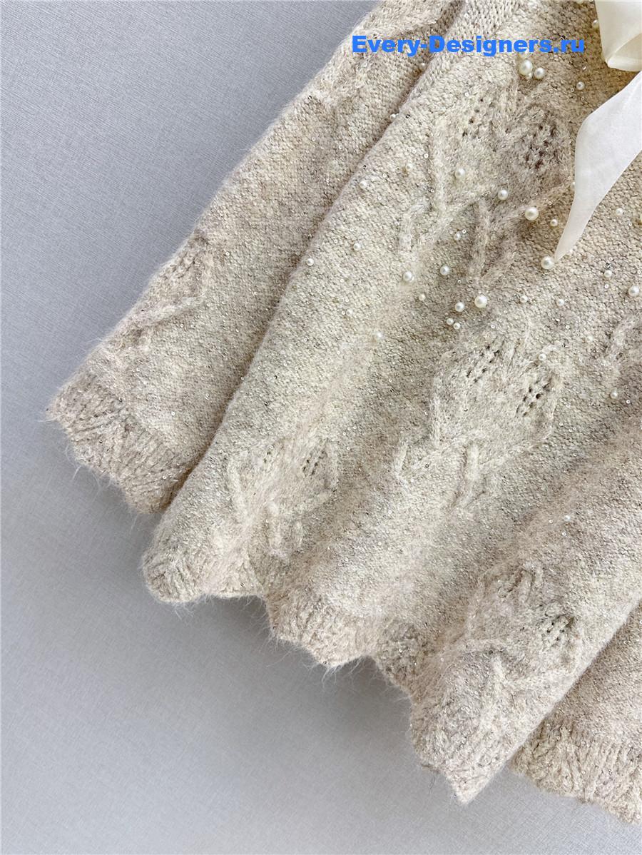M1um1u ribbon sweater