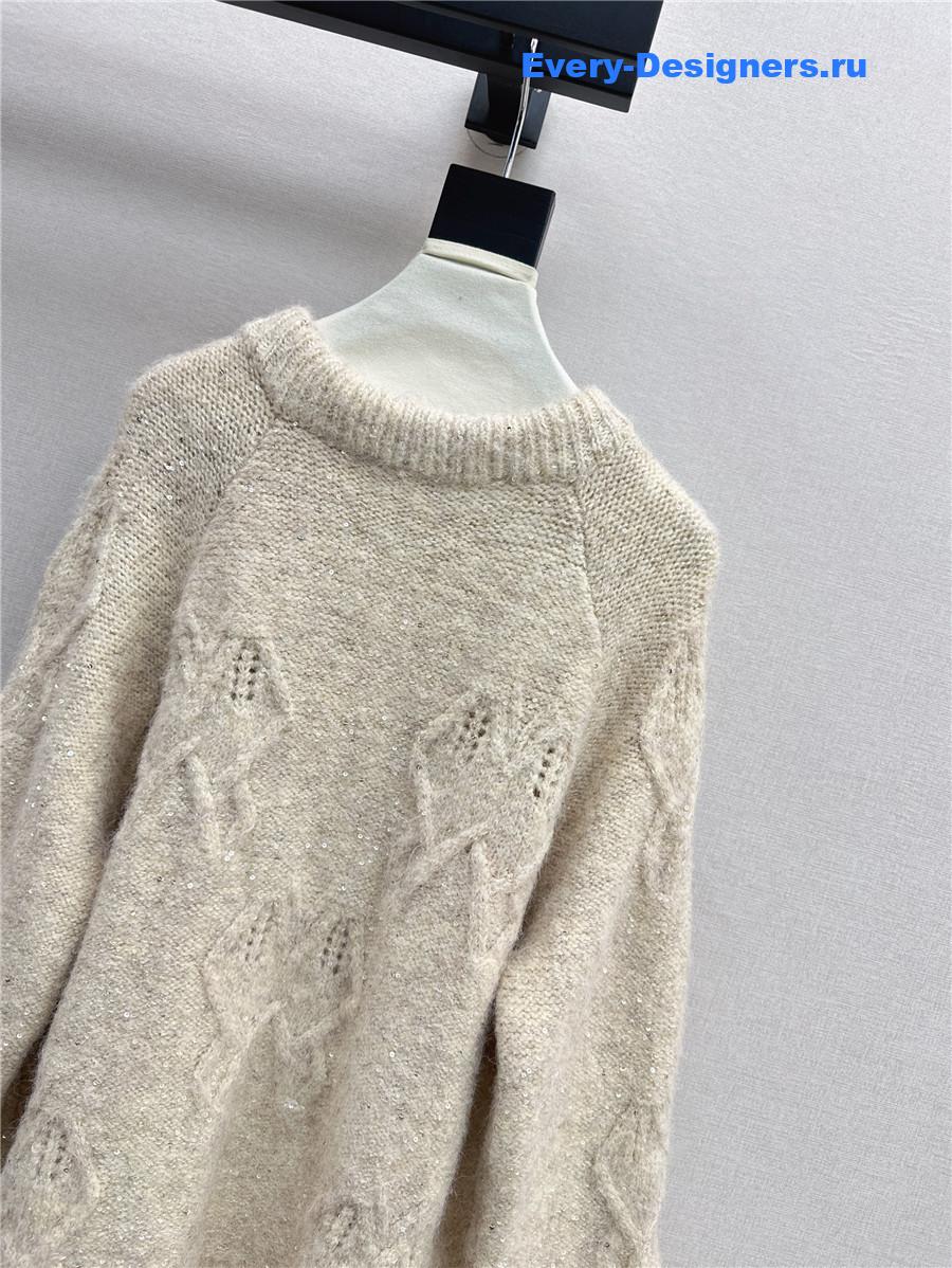 M1um1u ribbon sweater