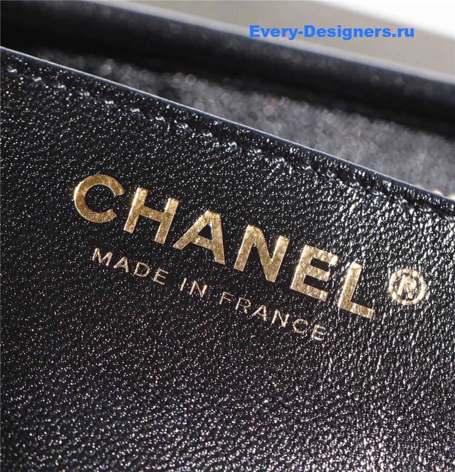 Ch**el small black hobo bag