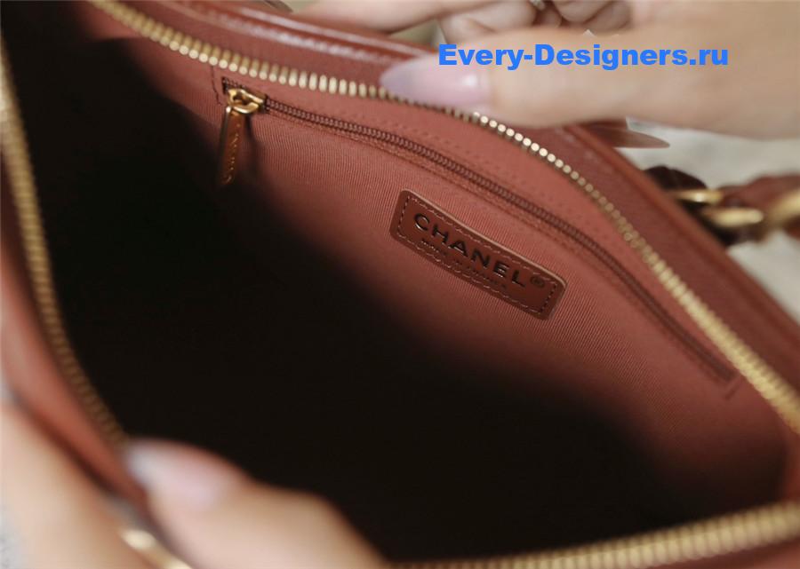 Ch**el small hobo bag brown