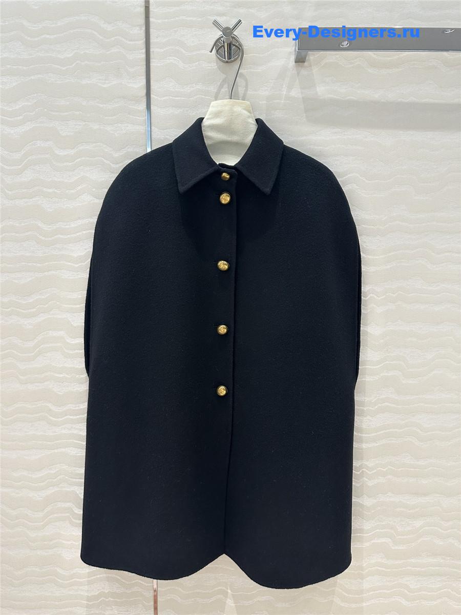 D10r women’s cashmere cape coat
