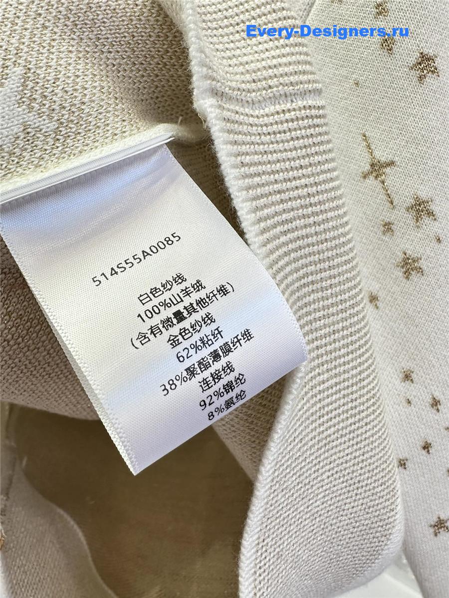 D10r astral motif sweater