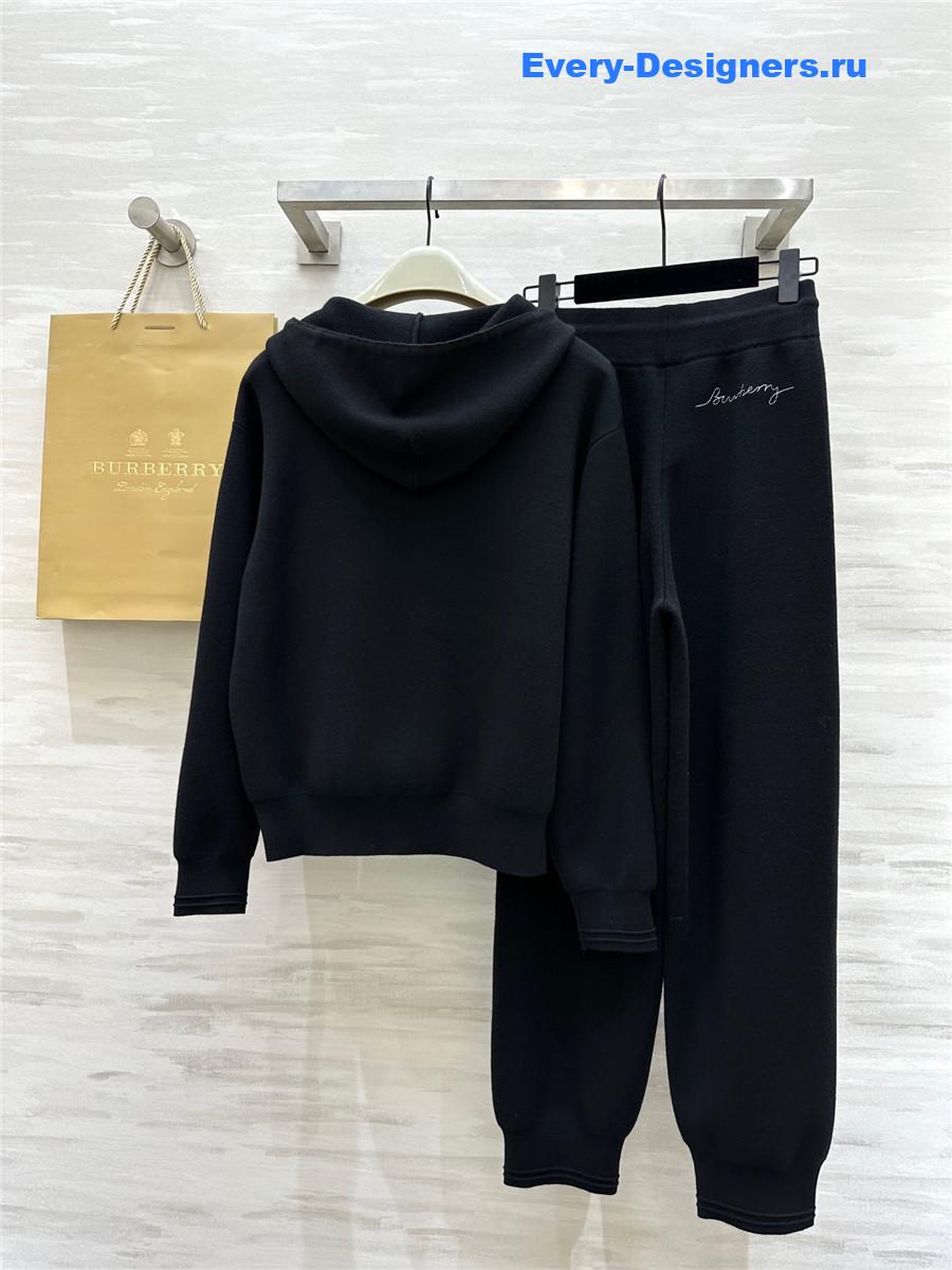 Bv*b*rry logo embroidery suit black