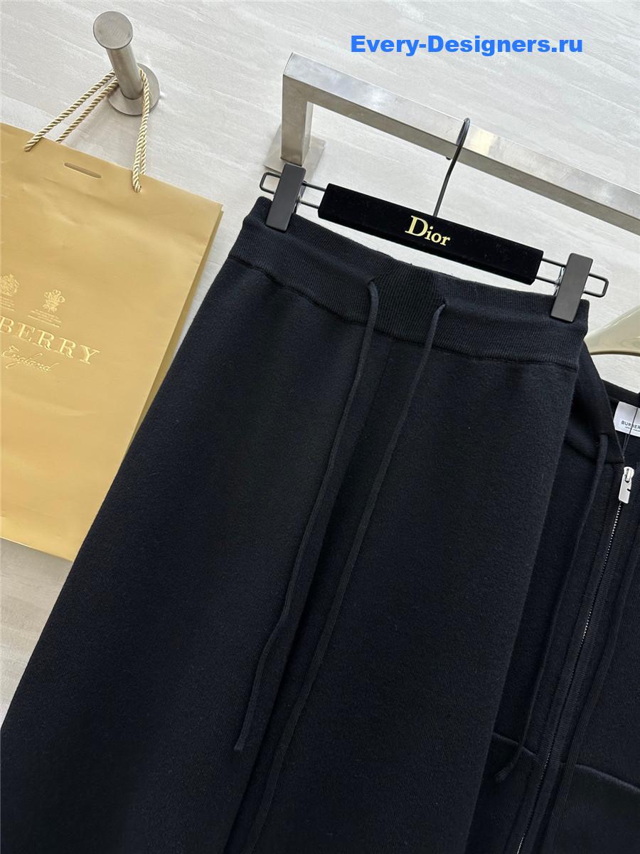 Bv*b*rry logo embroidery suit black