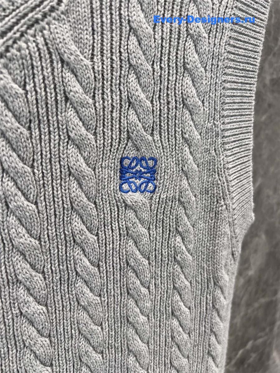 L0ew* gray cotton vest