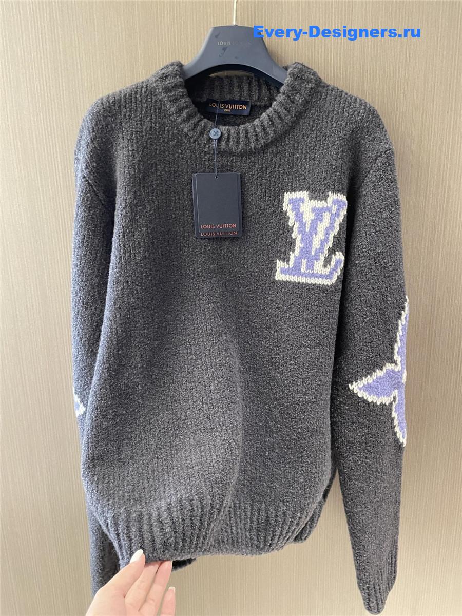 l0vis Vvtt0n intarsia crewneck sweater for women