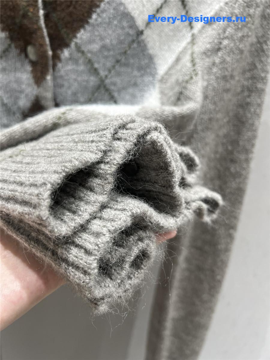 ce1i*e D1am0nd jacquard knit cardigan