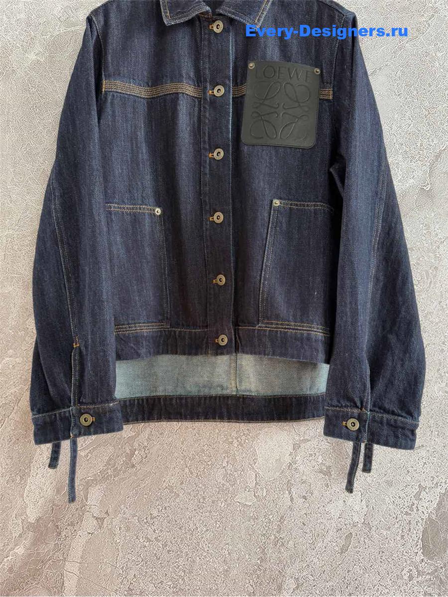 L0ew* workwear blue denim jacket