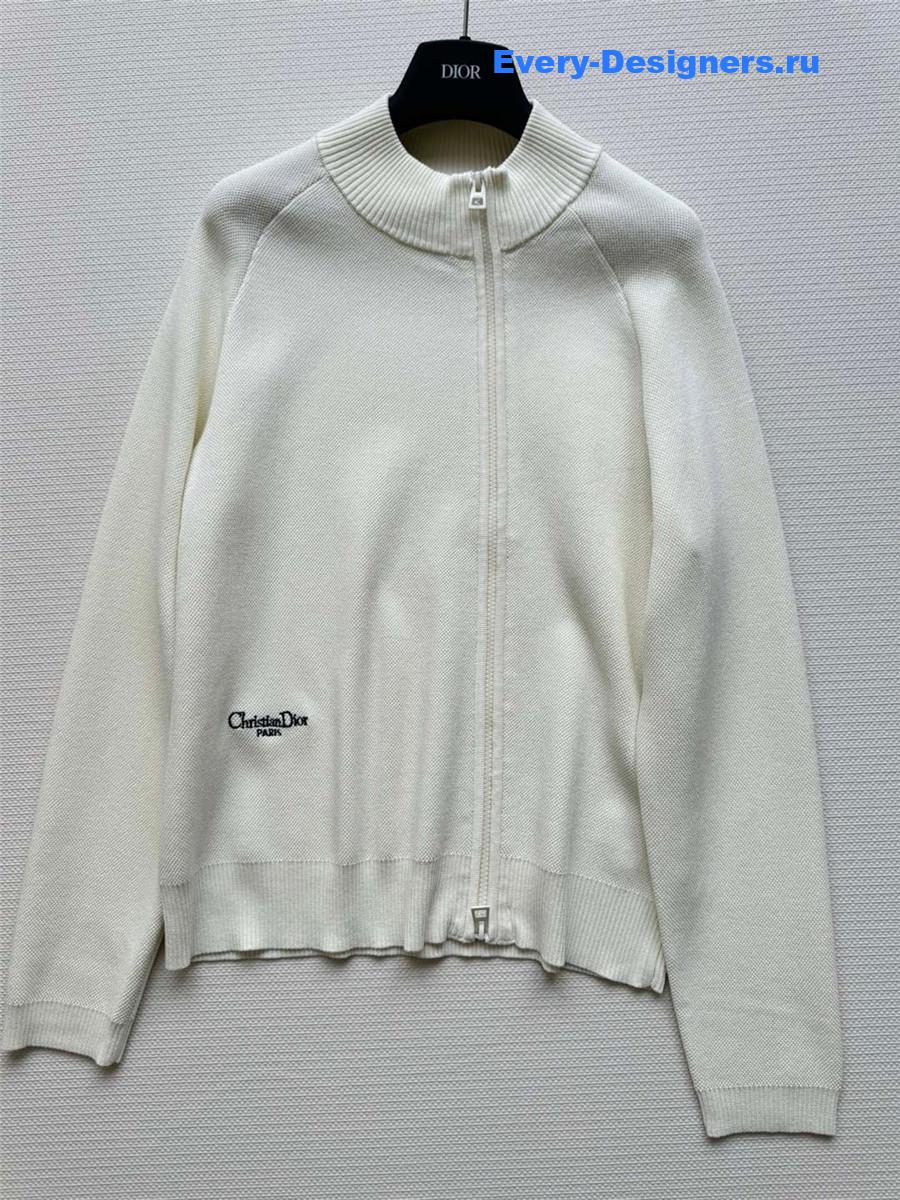 D10r logo embroidered knitted suit