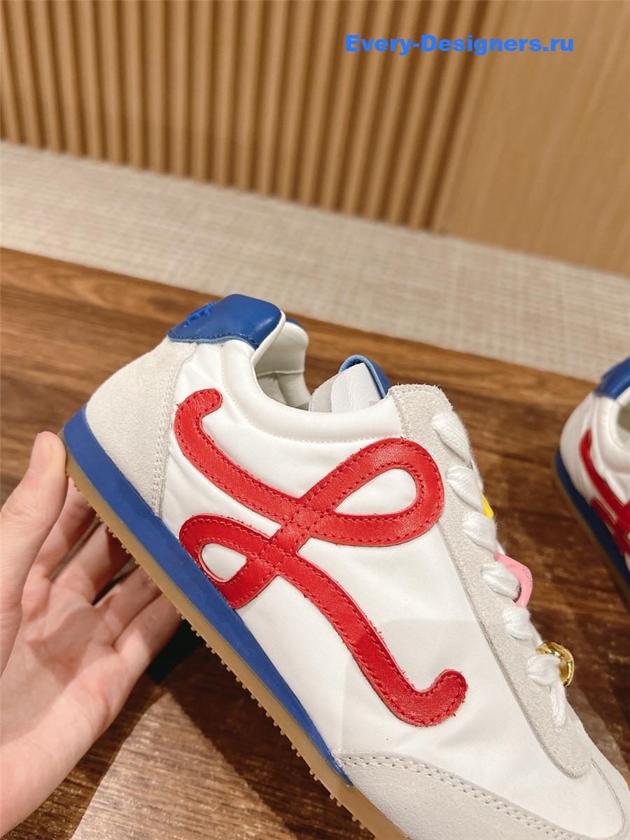 L0ew* ballet runner 2.0 sneakers white red