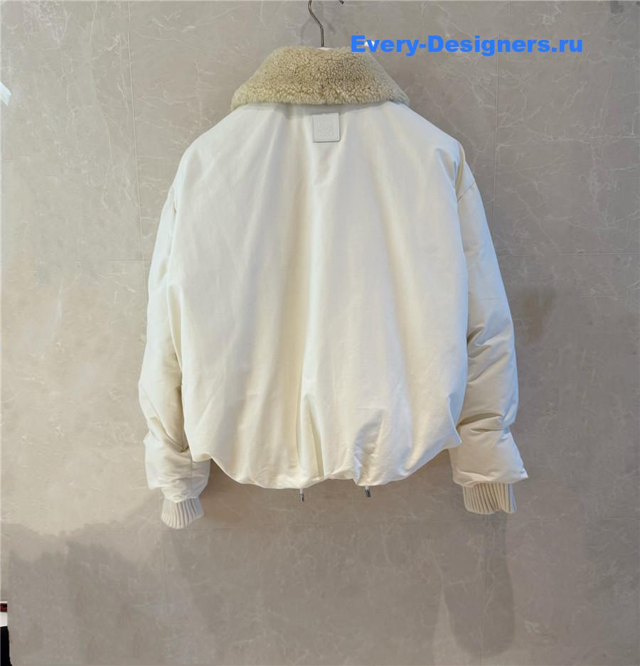 L0ew* shell water-repellent puffer jacket in white