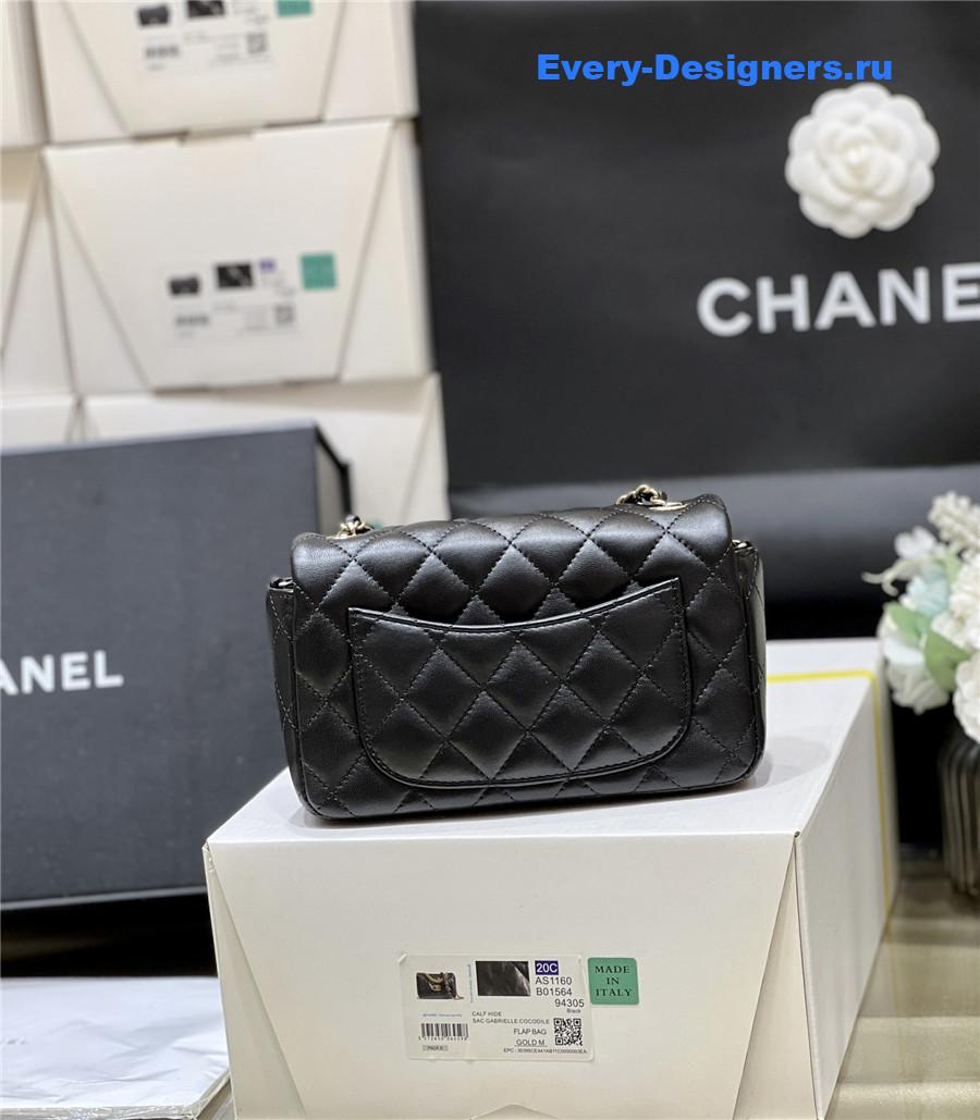 Ch**el mini flap bag black