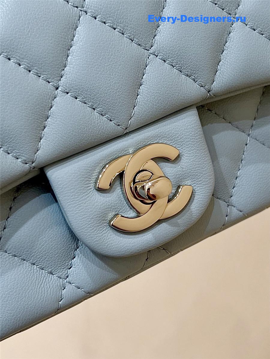 Ch**el mini flap bag blue
