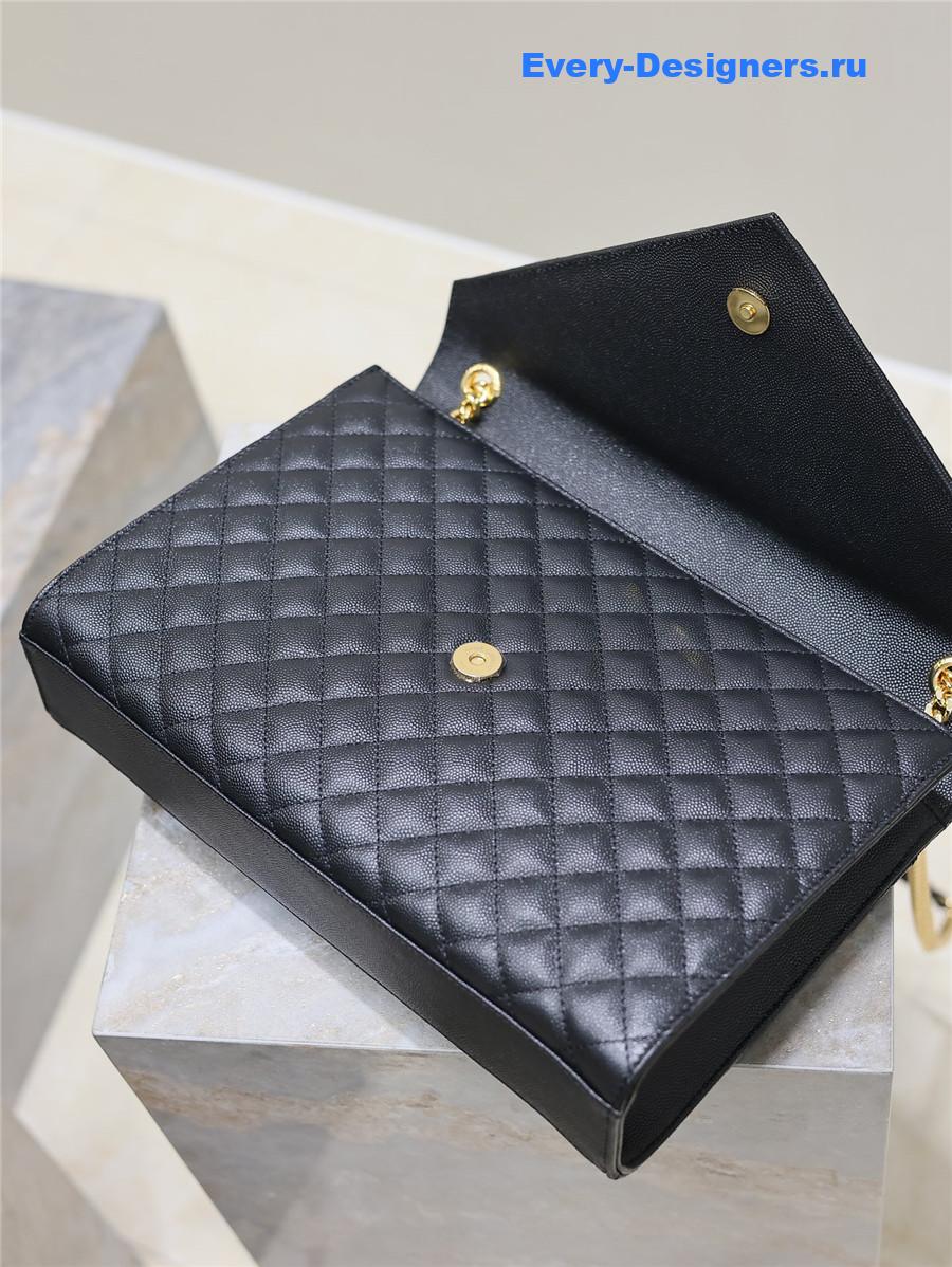 Sa1nt Lau*nt envelope triquilt large bag
