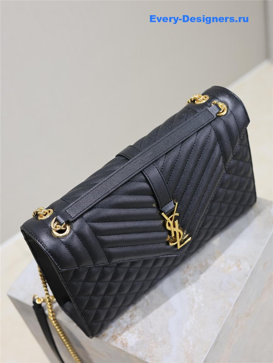 Sa1nt Lau*nt envelope triquilt large bag