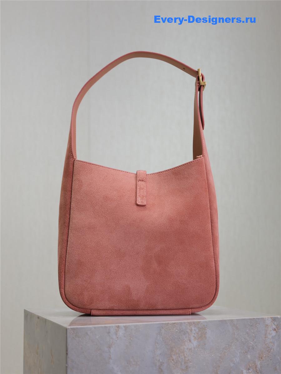 Sa1nt Lau*nt le 5 À 7 suede bag pink