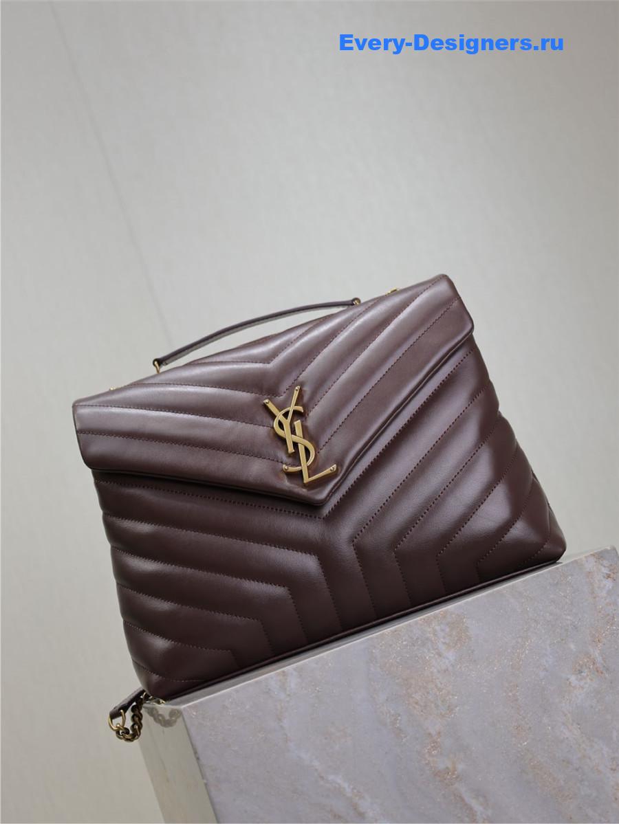 Sa1nt Lau*nt loulou medium leather shoulder bag