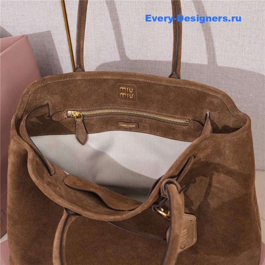 Miu Miu Oak Aventure Nappa Leather Bag
