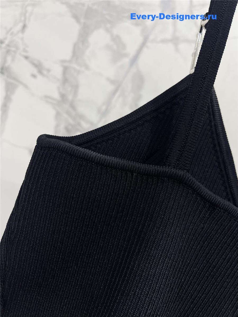 Versace Stretch Black Vest