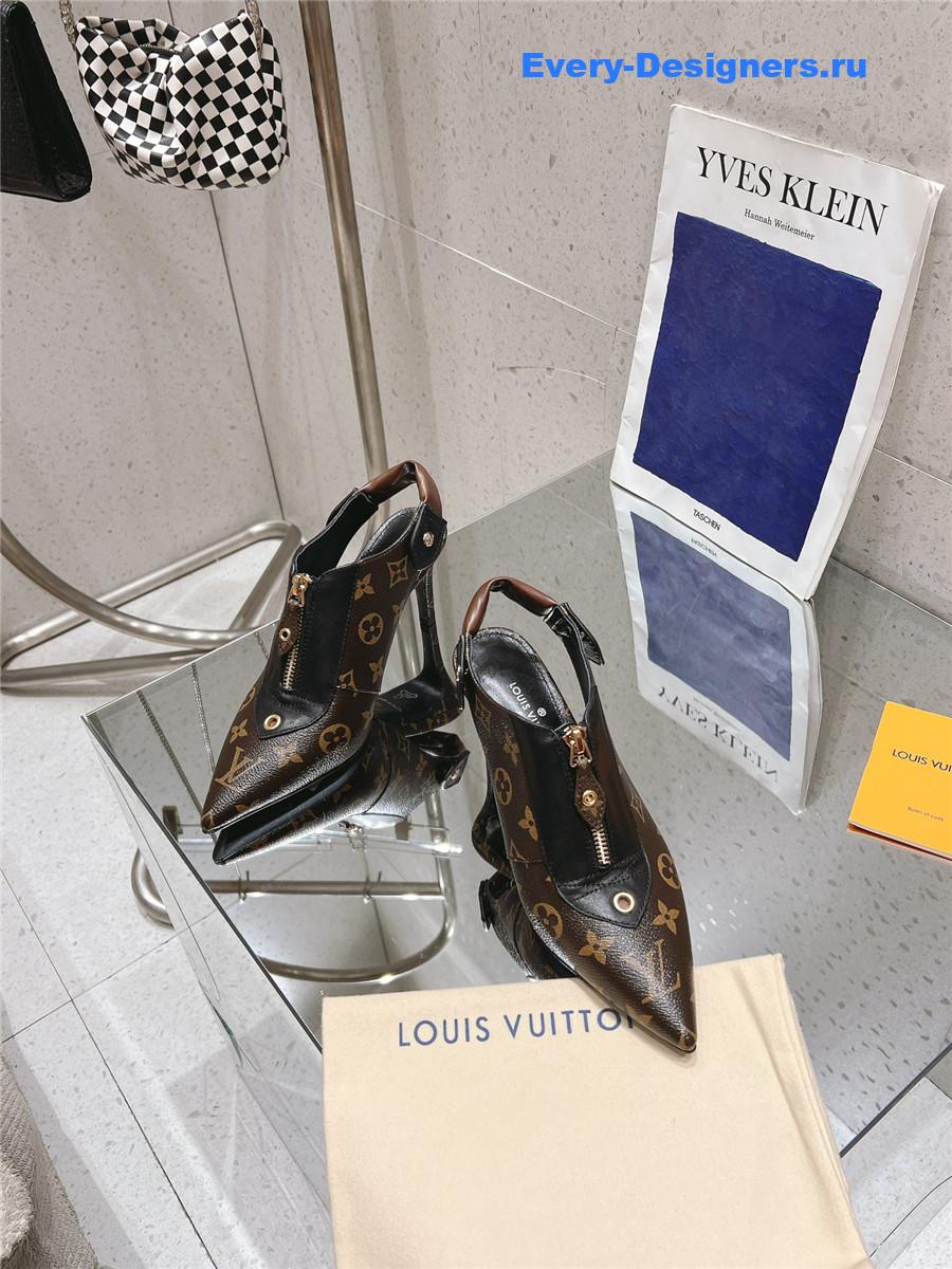l0vis Vvtt0n lv monogram allure slingback pump
