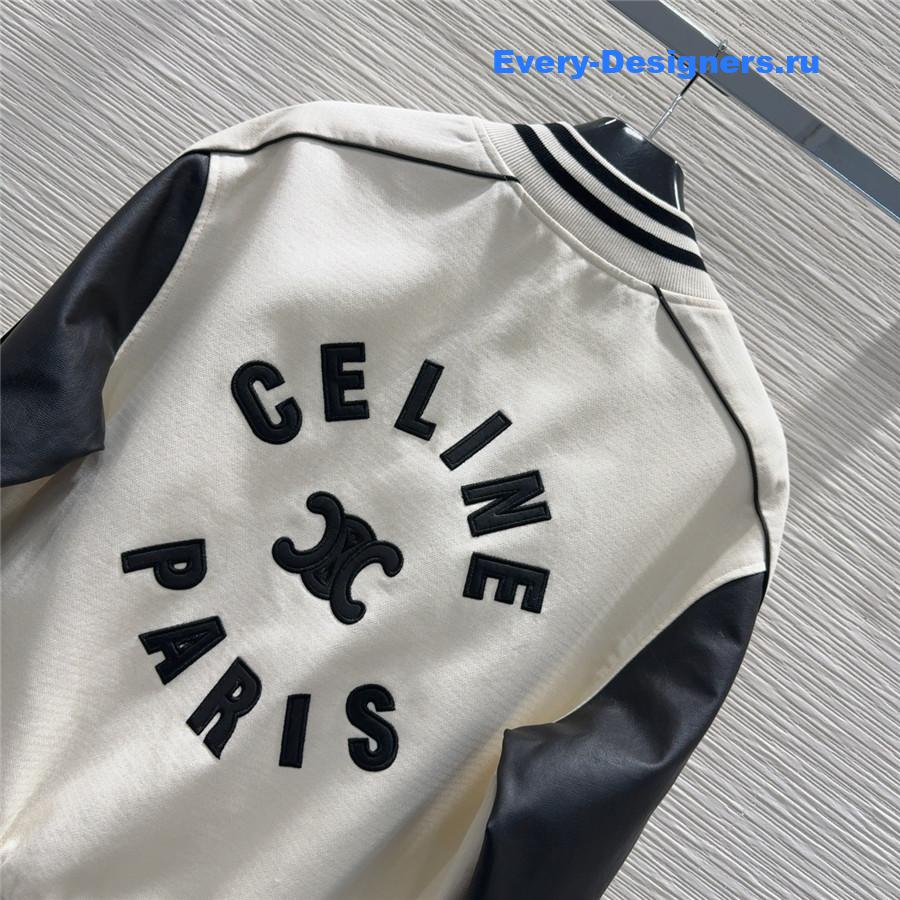 Ce1i*e paris white union wash denim jacket