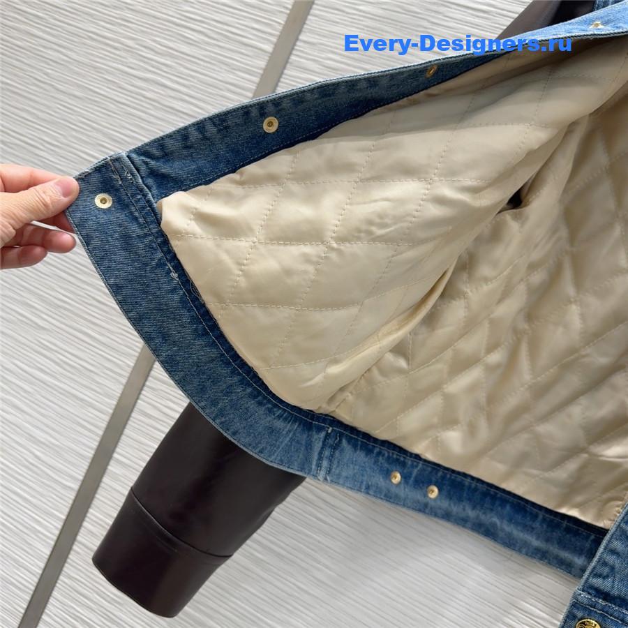 Ce1i*e paris jacket in dark union wash denim