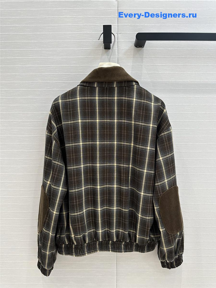 Miu Miu Check Jacket for Women