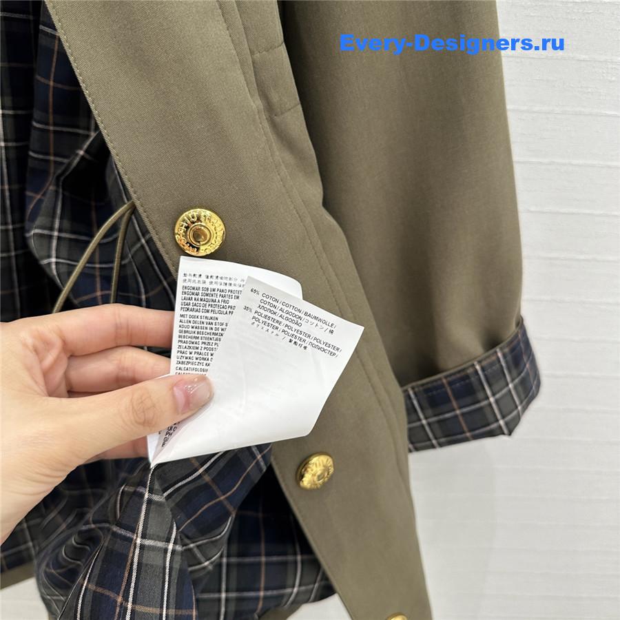 Miu Miu Green Corduroy Coat