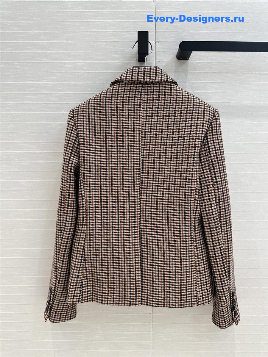 Ce1i*e houndstooth blazer for women