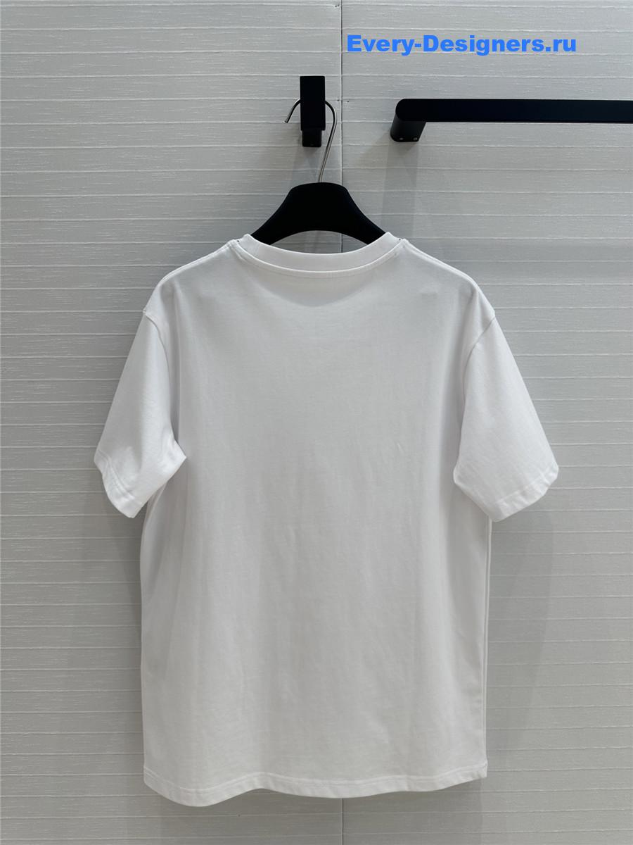 F**di embroidered logo short-sleeved t-shirt