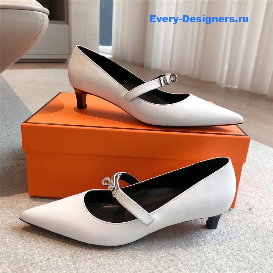 H**me5 kiara 40 pumps white