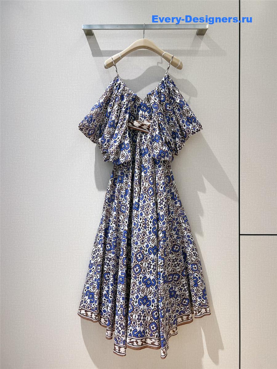 ZIMM Lace-Up Camisole Dress