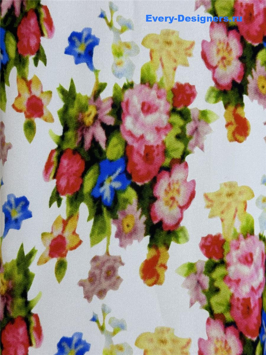 L0ew* silk floral print shirt women