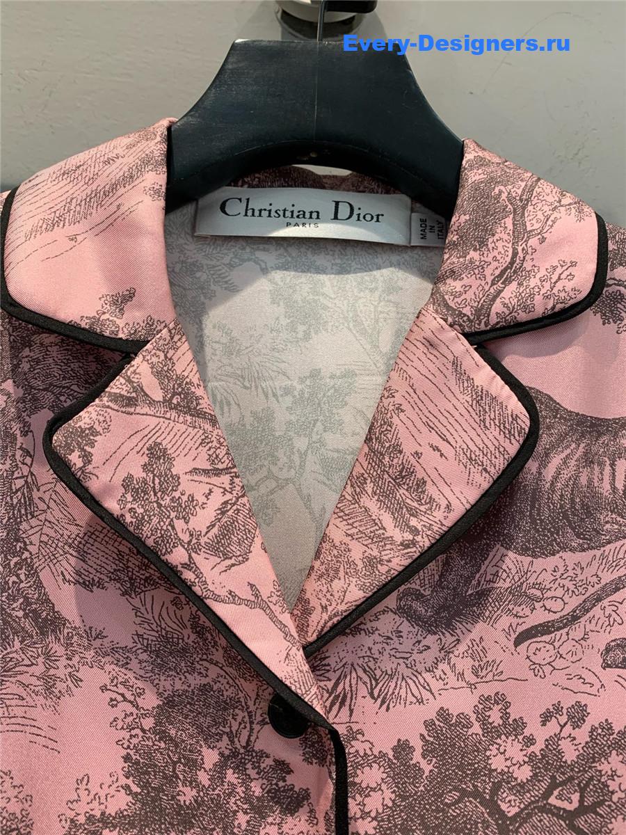 D10r chez moi silk long sleeve shirt