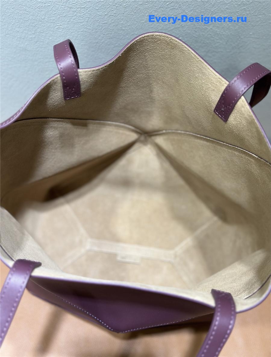 L0ew* puzzle fold convertible medium leather tote