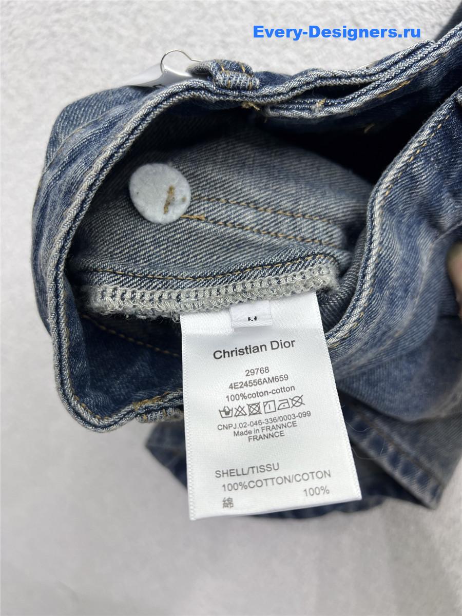 D10r miss blue denim shorts