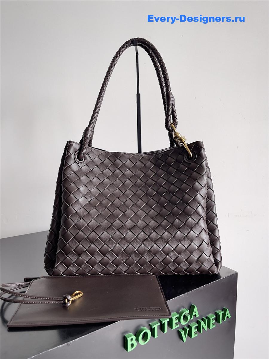 b0tt*ga Ven*ta large andiamo parachute bag brown